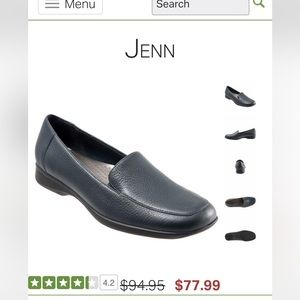 TROTTERS| Navy Jenn Casual Slip On| Size 8N